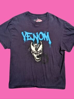 Marvel Spider-Man Venom Blue T-Shirt Size XL